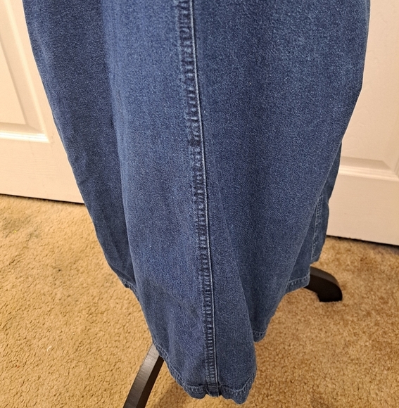 Marsh Landing Denim Overall Midi Dress - Picture 6 of 14